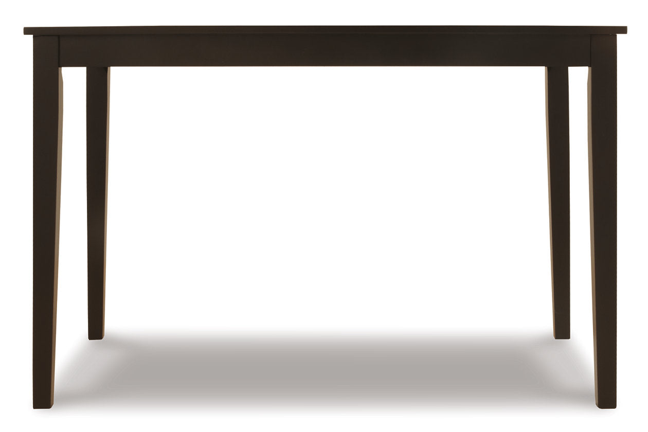 Kimonte Dark Brown Dining Table - D250-25 - Luna Furniture - Dallas Store