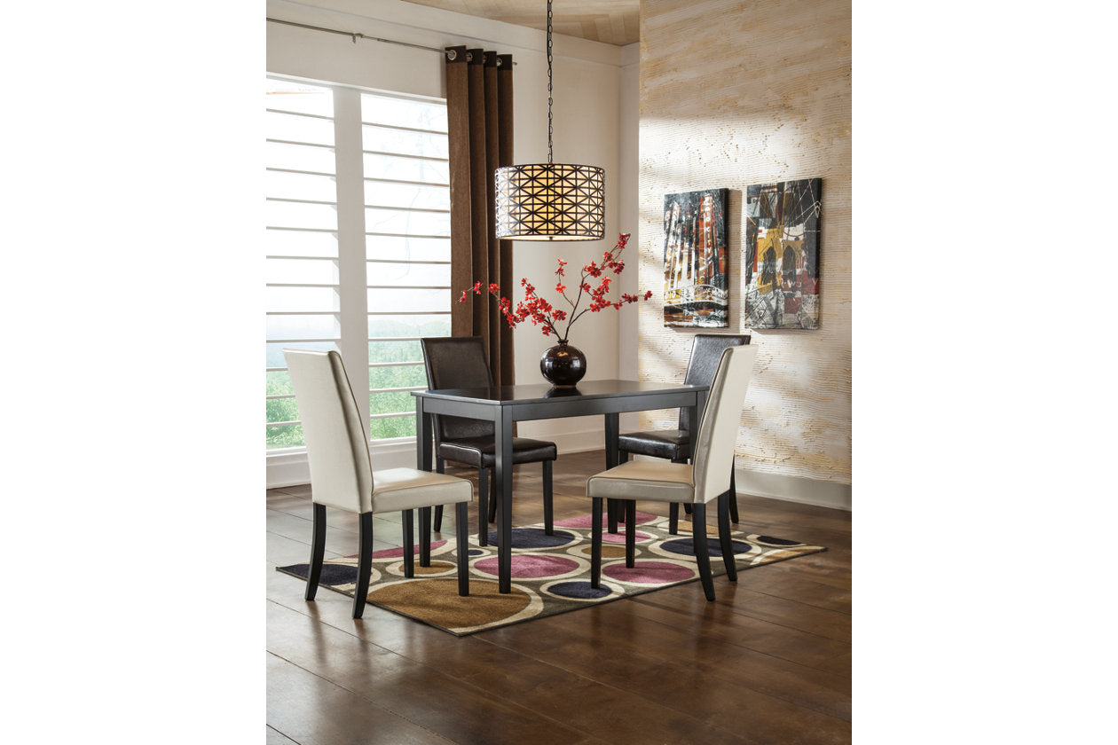 Kimonte Dark Brown Dining Table - D250-25 - Luna Furniture - Dallas Store