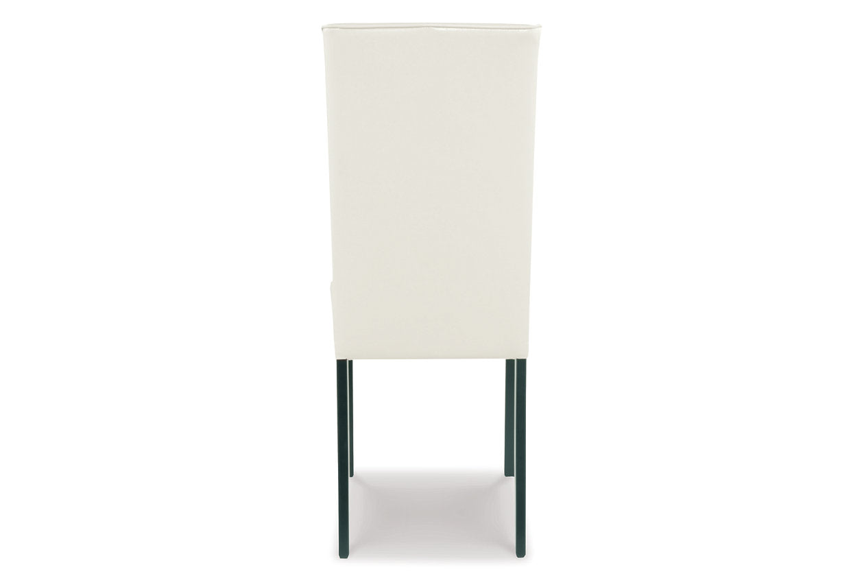 Kimonte Ivory Dining Chair, Set of 2 - D250-01 - Luna Furniture - Dallas Store