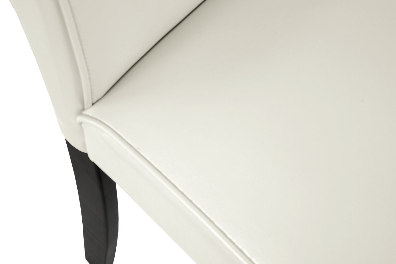 Kimonte Ivory Dining Chair, Set of 2 - D250-01 - Luna Furniture - Dallas Store