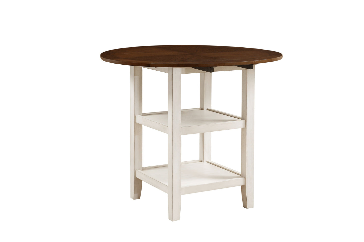 Kiwi White Wash Counter Height Set - SET | 5162WW-36 | 5162WW-24(2) - Luna Furniture - Dallas Store