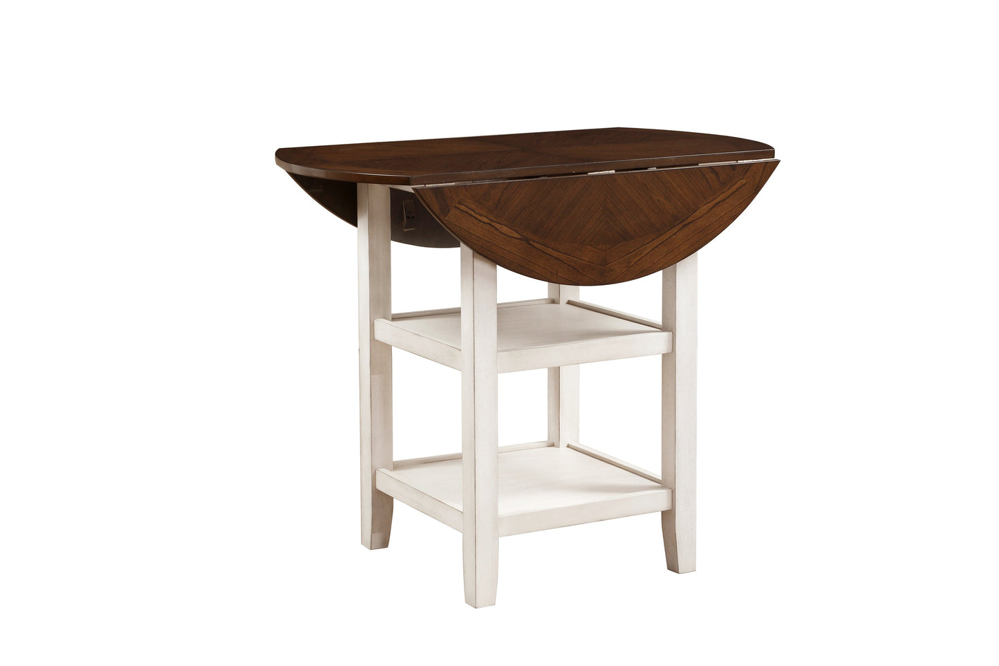 Kiwi White Wash Counter Height Set - SET | 5162WW-36 | 5162WW-24(2) - Luna Furniture - Dallas Store