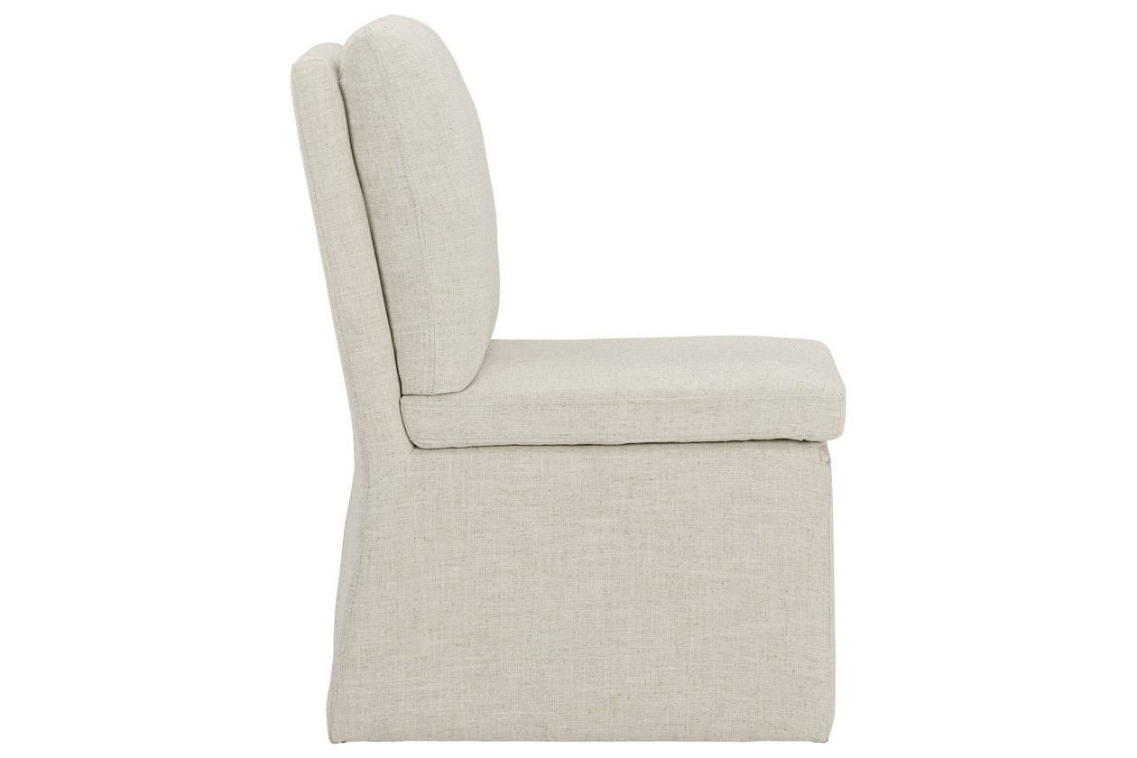 Krystanza Oatmeal Dining Chair, Set of 2 - D766-02 - Luna Furniture - Dallas Store