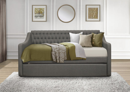 Labelle Gray Twin Daybed with Trundle - SET | 4866DG-A | 4866DG-B - Luna Furniture - Dallas Store