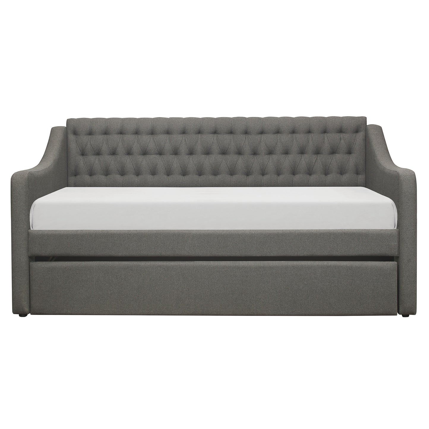 Labelle Gray Twin Daybed with Trundle - SET | 4866DG-A | 4866DG-B - Luna Furniture - Dallas Store