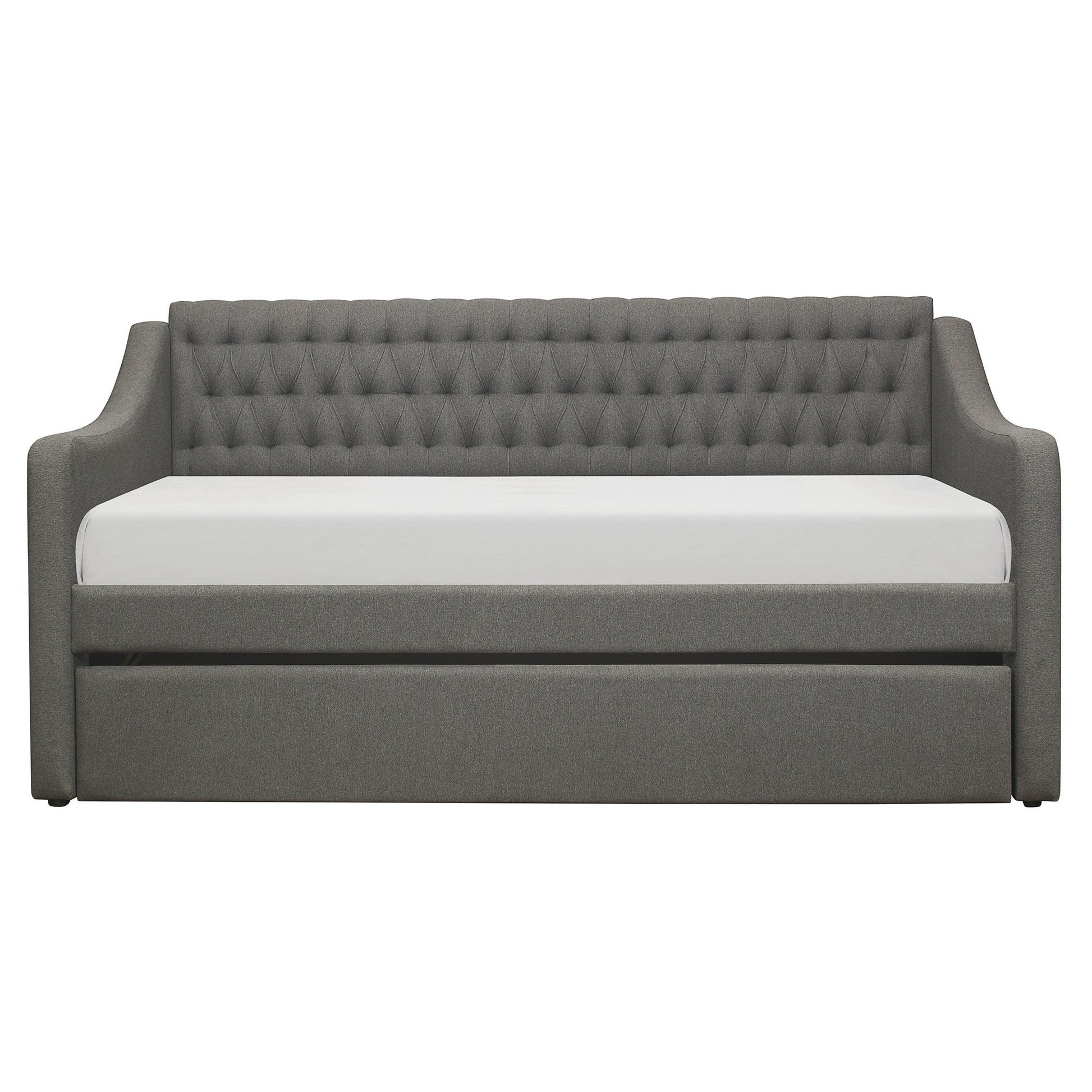 Labelle Gray Twin Daybed with Trundle - SET | 4866DG-A | 4866DG-B - Luna Furniture - Dallas Store