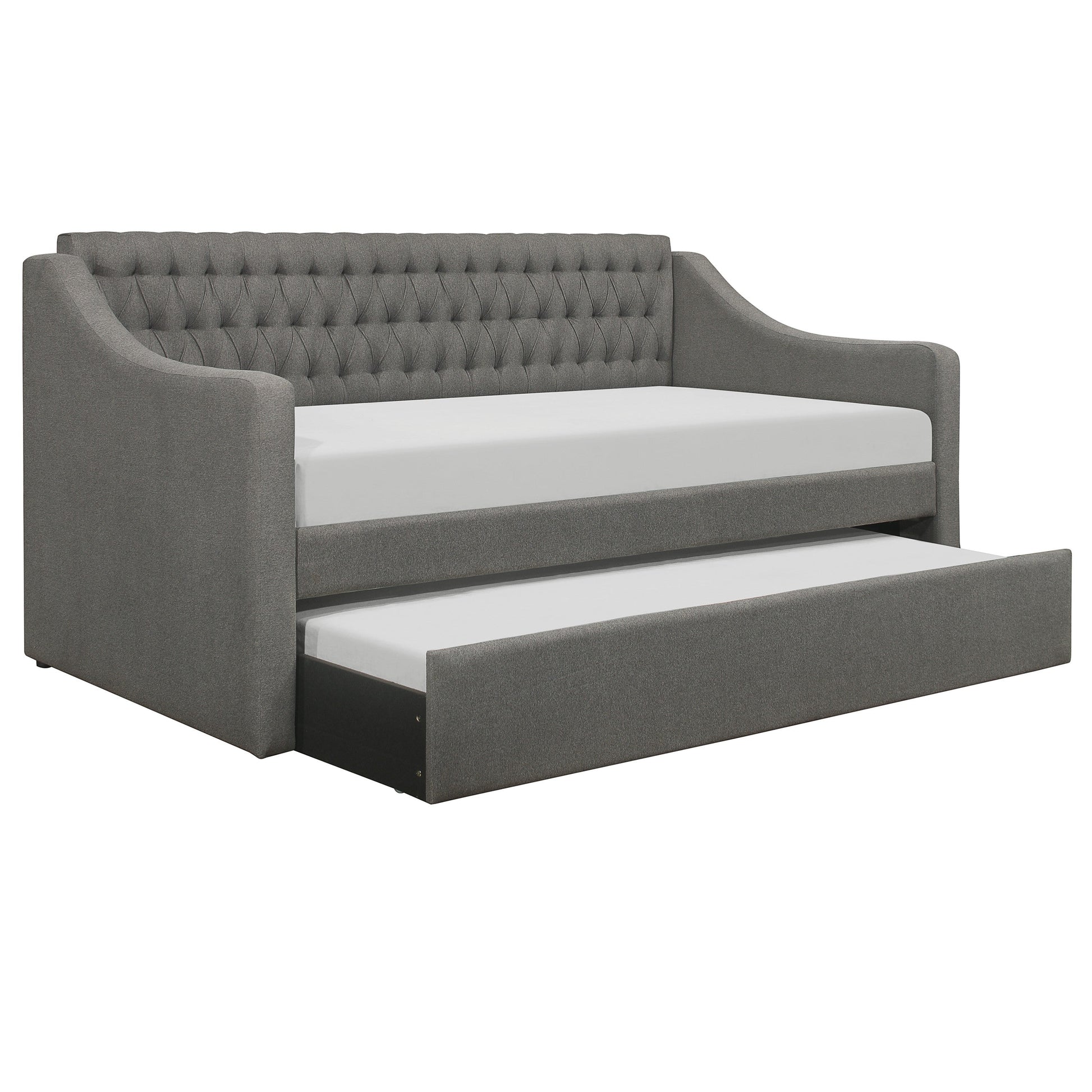 Labelle Gray Twin Daybed with Trundle - SET | 4866DG-A | 4866DG-B - Luna Furniture - Dallas Store