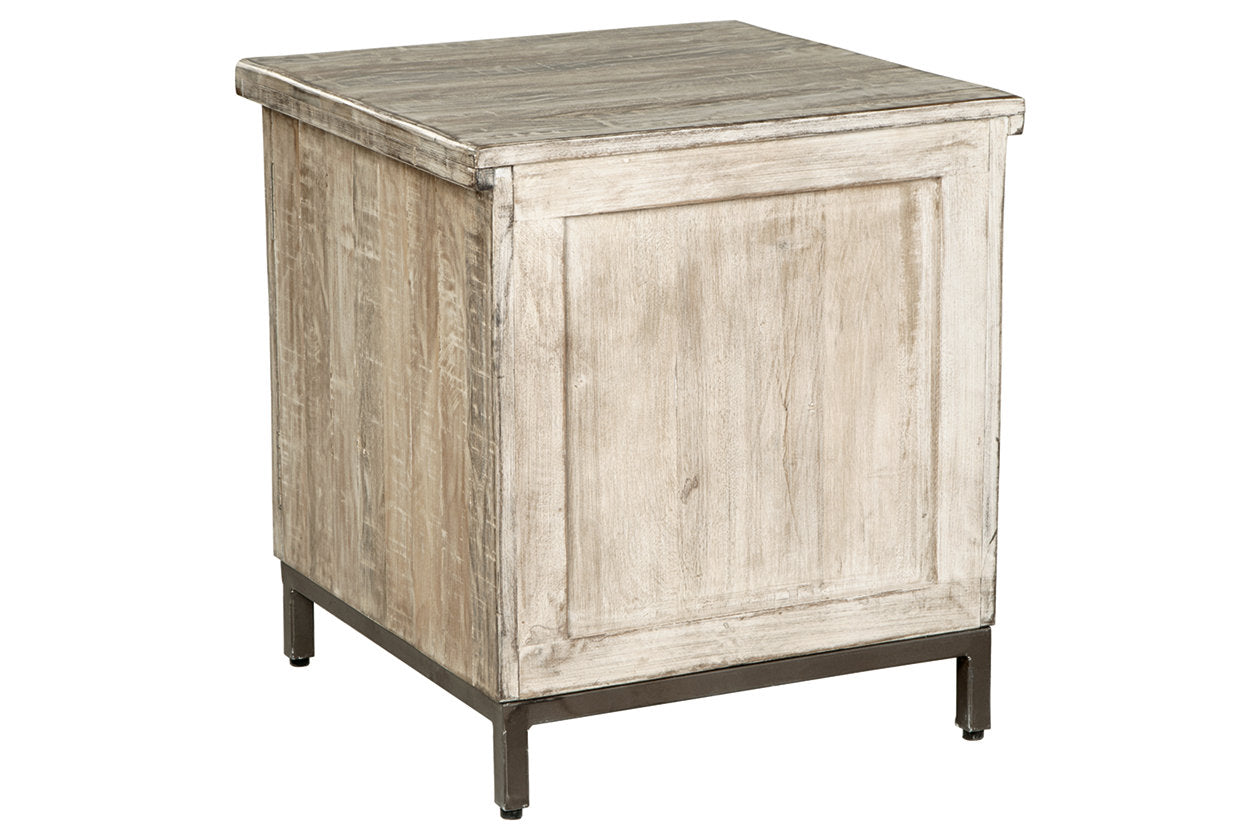 Laddford Whitewash Accent Cabinet - A4000506 - Luna Furniture - Dallas Store