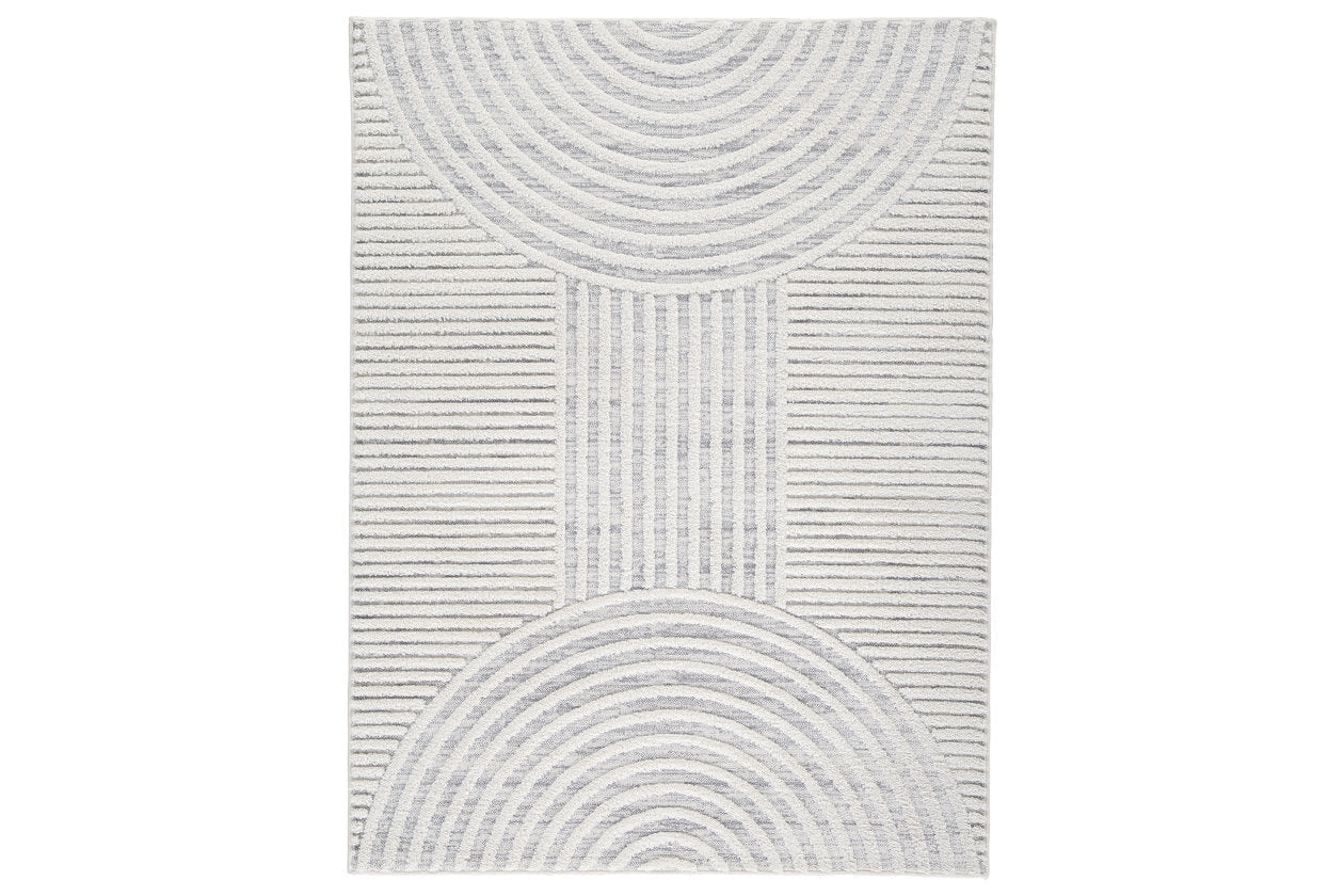 Lambworth Gray/Cream Large Rug - R405341 - Luna Furniture - Dallas Store