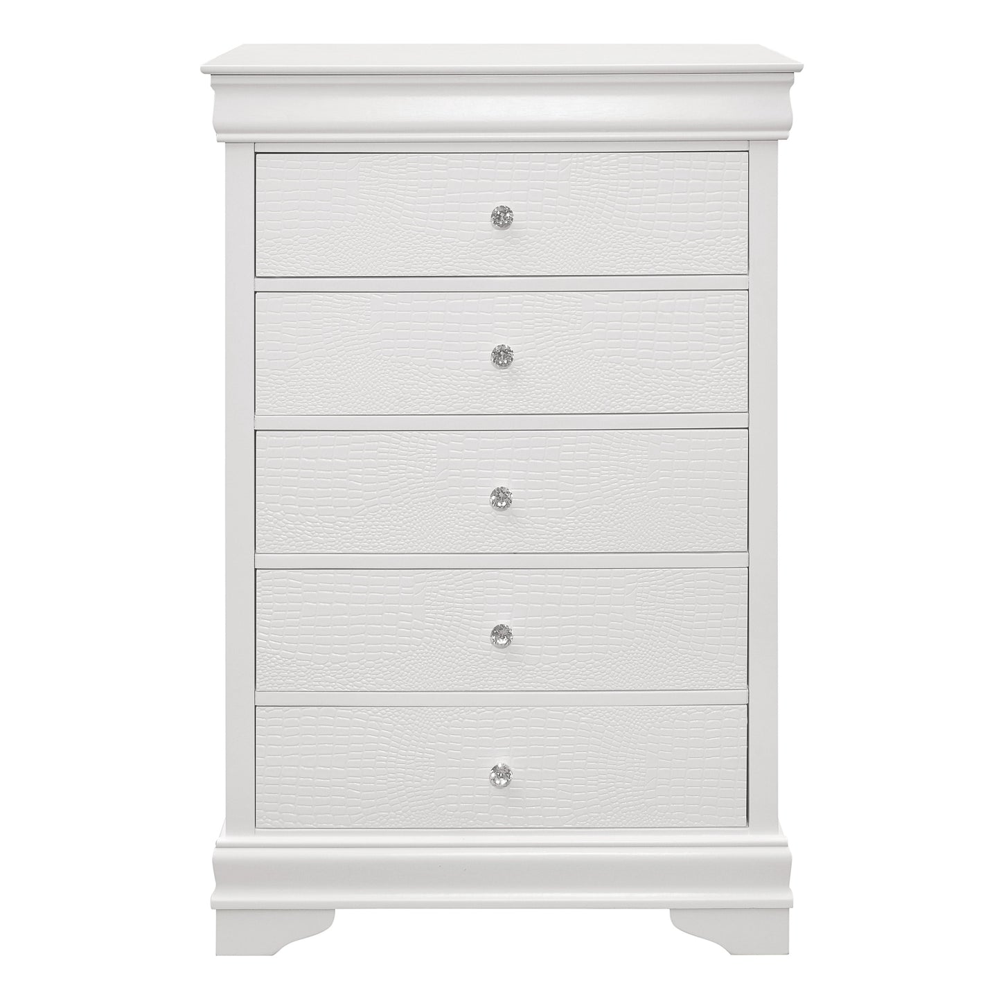 Lana White Chest - 1556W-9 - Luna Furniture - Dallas Store