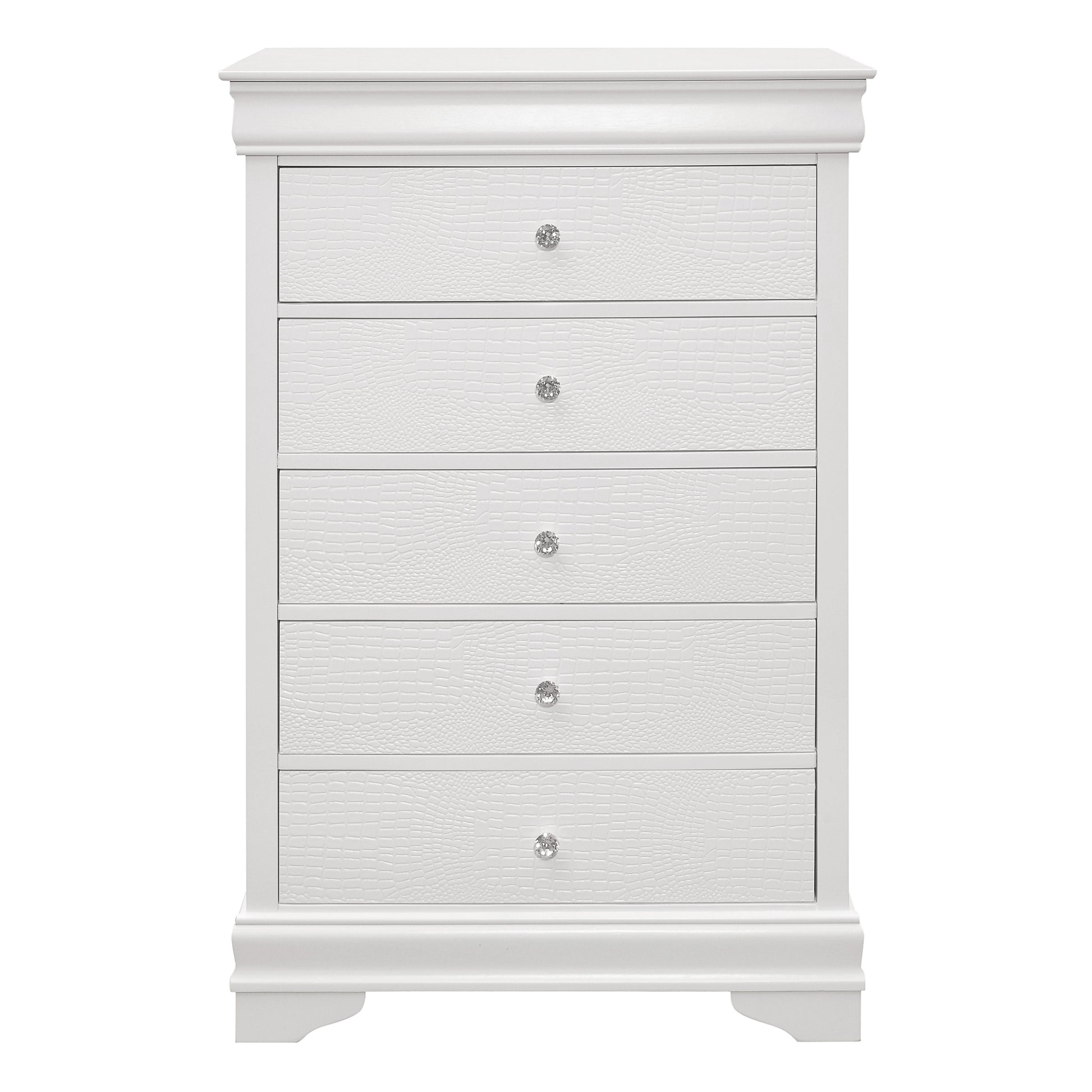 Lana White Chest - 1556W-9 - Luna Furniture - Dallas Store