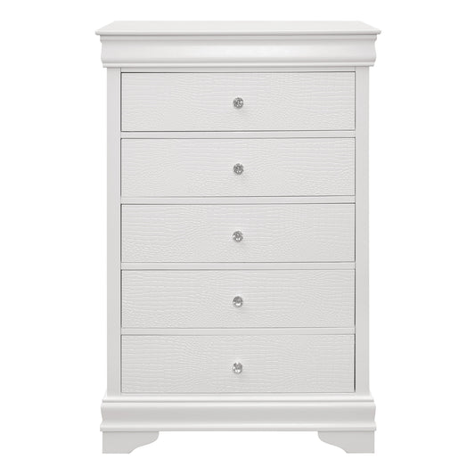 Lana White Chest - 1556W-9 - Luna Furniture - Dallas Store