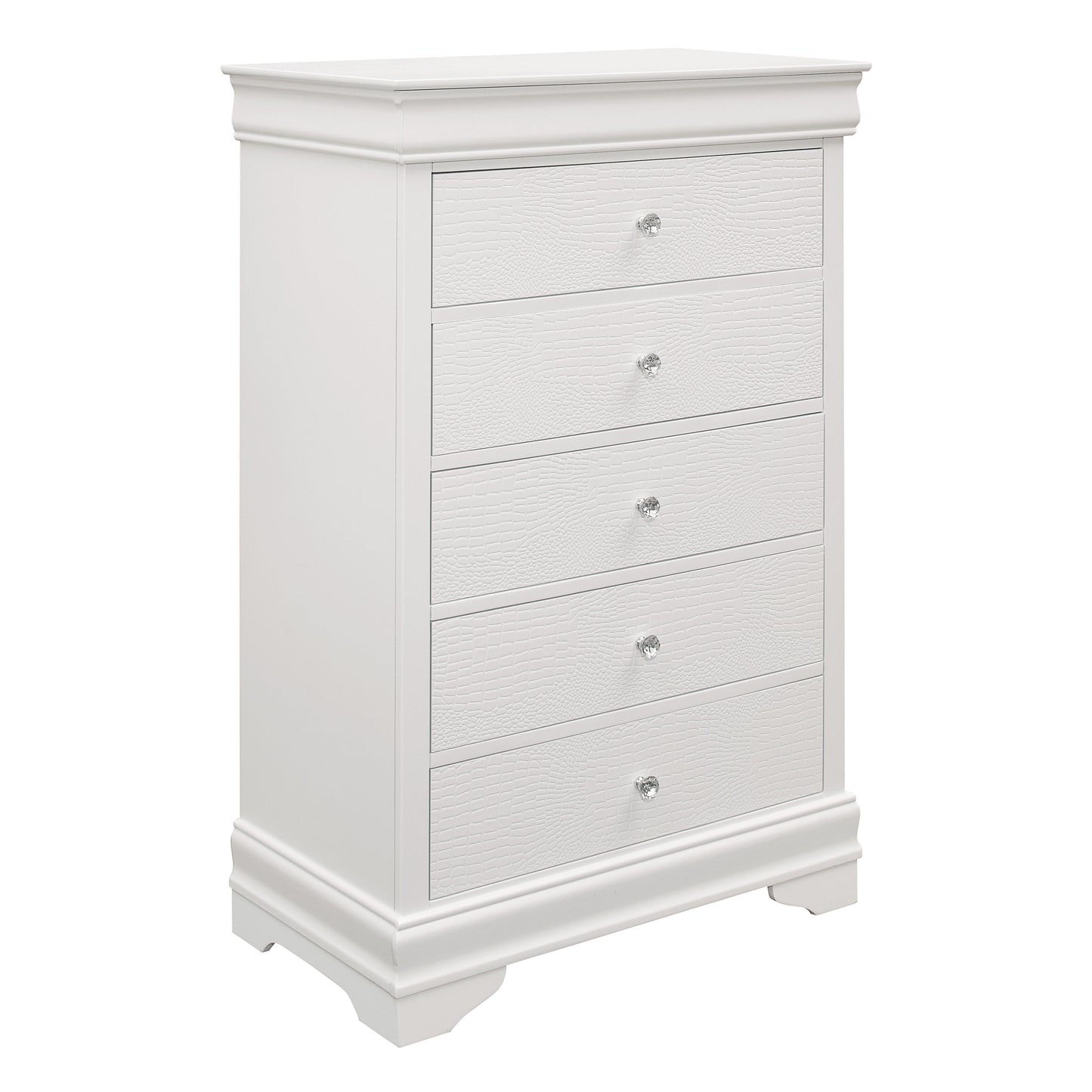 Lana White Chest - 1556W-9 - Luna Furniture - Dallas Store
