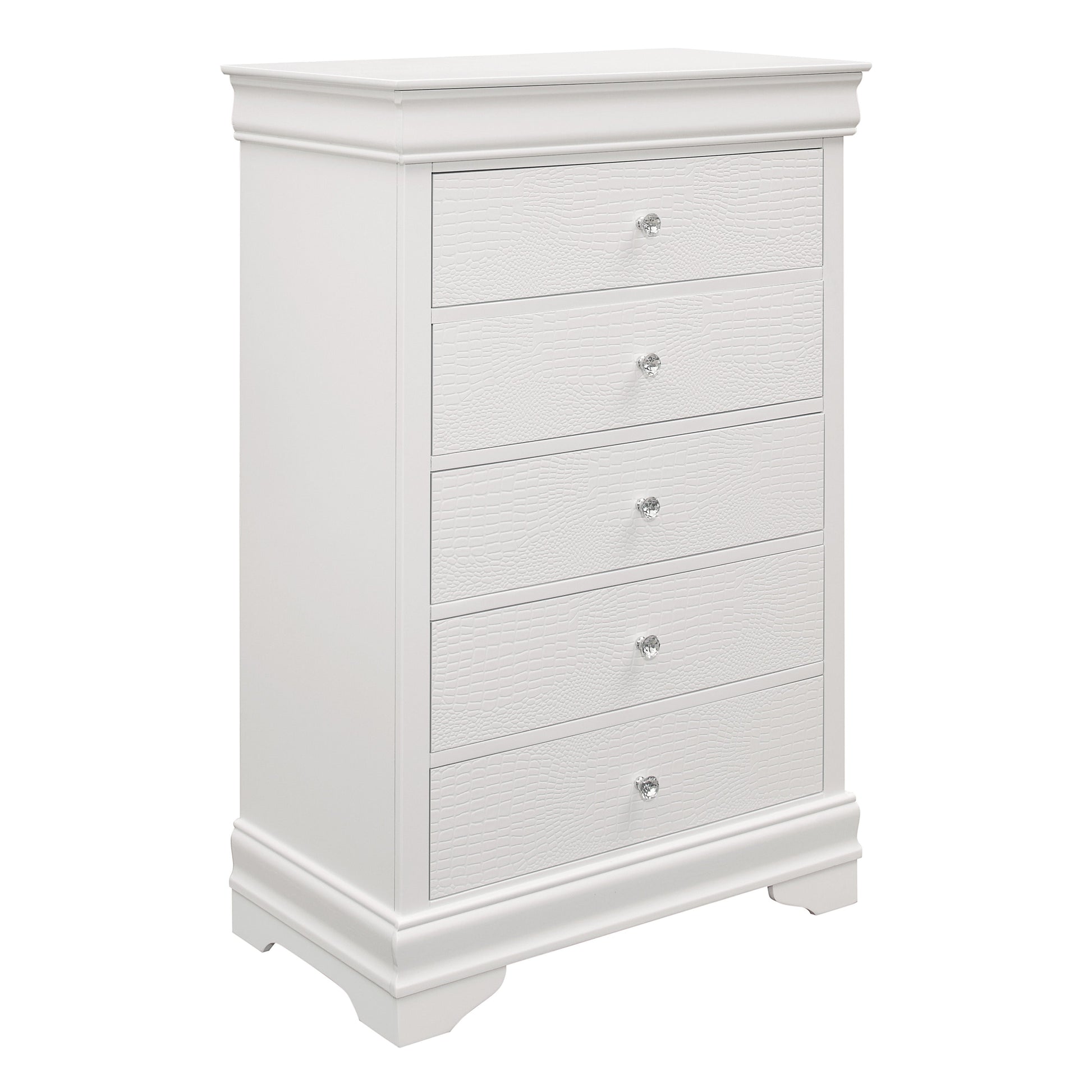 Lana White Chest - 1556W-9 - Luna Furniture - Dallas Store