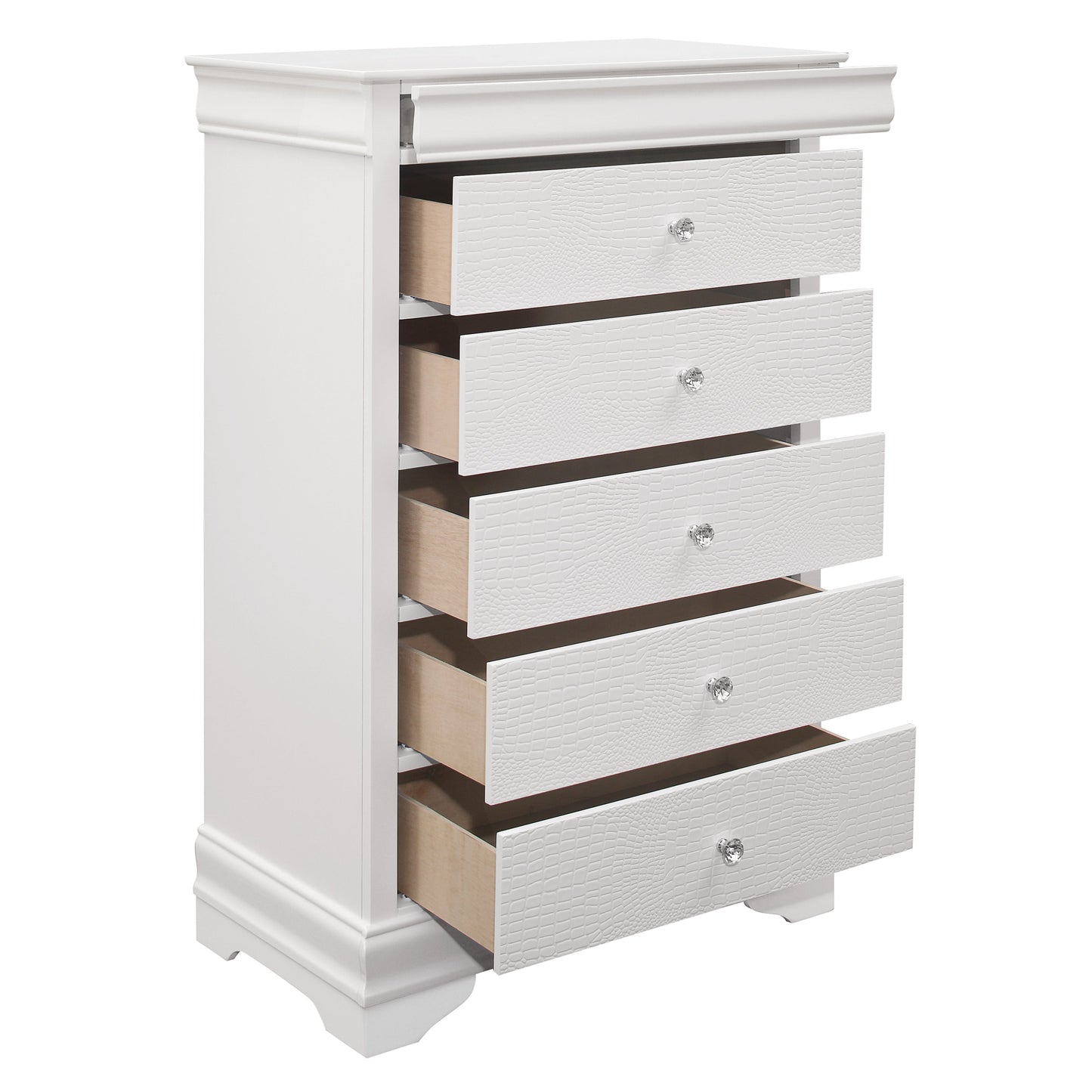 Lana White Chest - 1556W-9 - Luna Furniture - Dallas Store