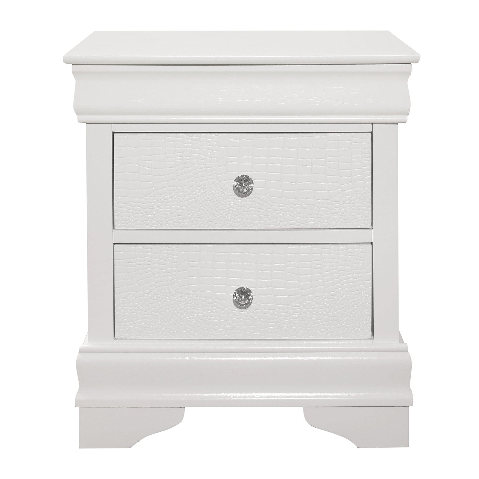 Lana White Night Stand - 1556W-4 - Luna Furniture - Dallas Store