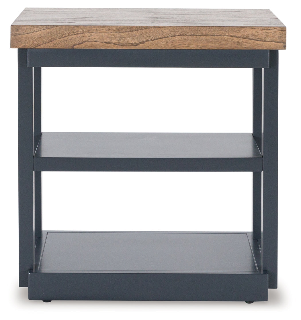 LANDOCKEN Brown/Blue Table, Set of 3 - T402-13 - Luna Furniture - Dallas Store