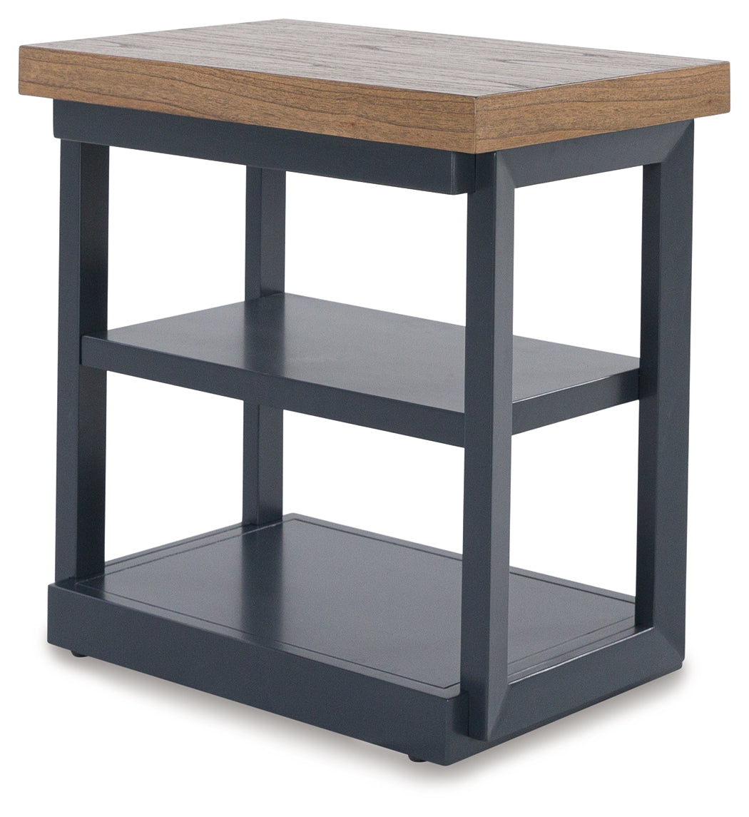 LANDOCKEN Brown/Blue Table, Set of 3 - T402-13 - Luna Furniture - Dallas Store