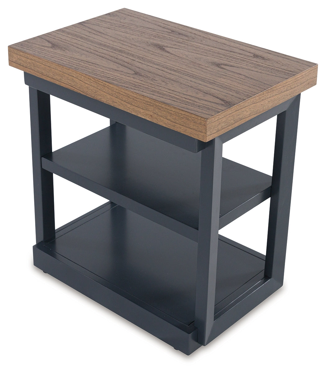 LANDOCKEN Brown/Blue Table, Set of 3 - T402-13 - Luna Furniture - Dallas Store
