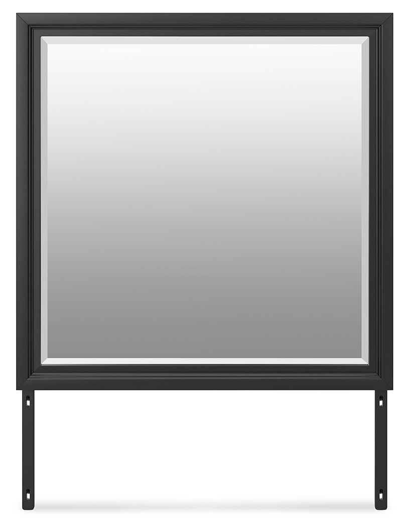 Lanolee Black Bedroom Mirror (Mirror Only) - B687-36 - Luna Furniture - Dallas Store