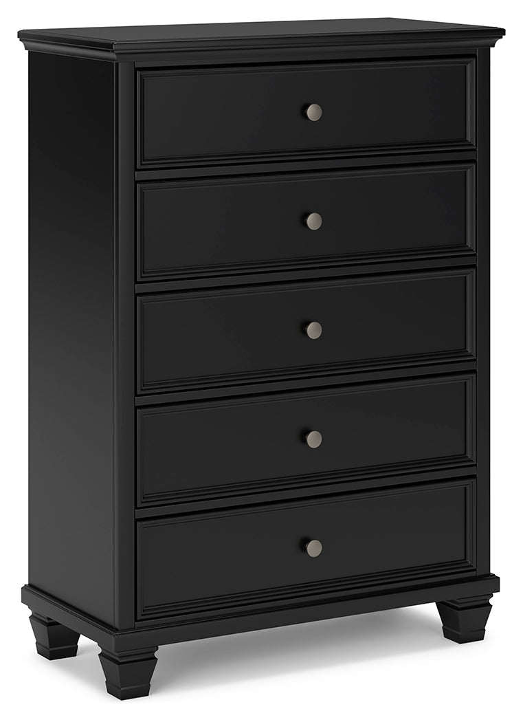 Lanolee Black Chest of Drawers - B687-46 - Luna Furniture - Dallas Store