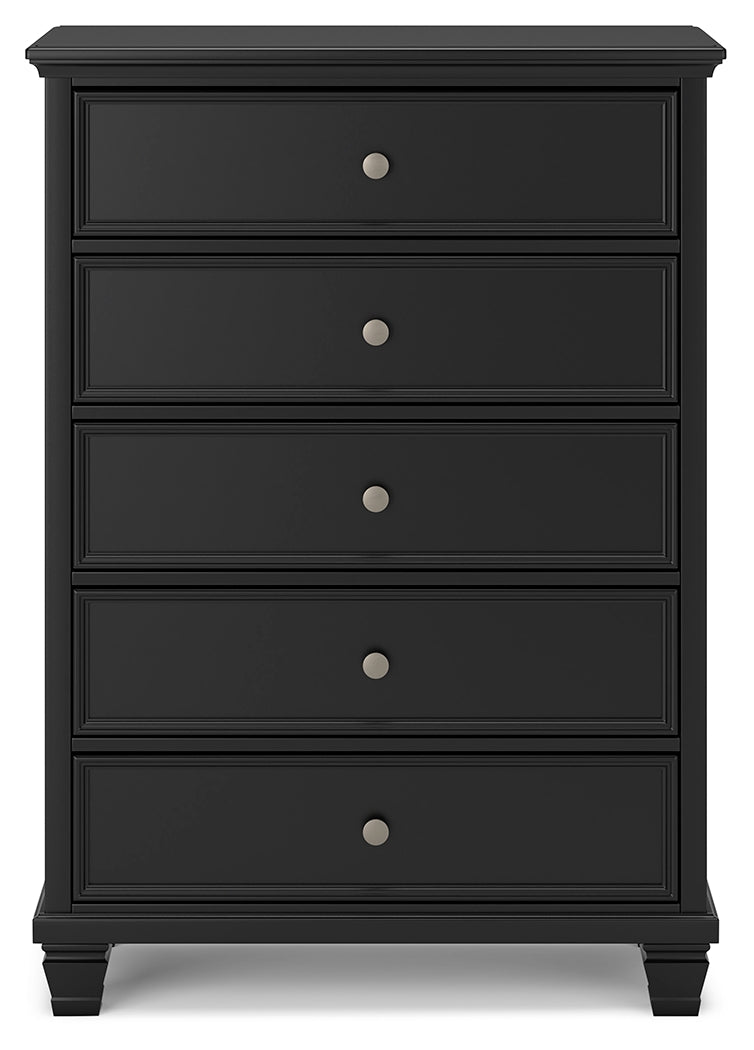 Lanolee Black Chest of Drawers - B687-46 - Luna Furniture - Dallas Store