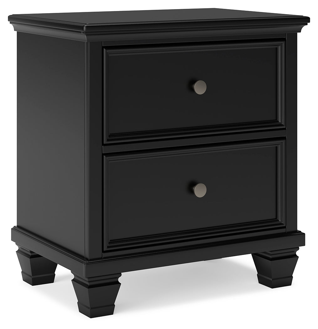 Lanolee Black Nightstand - B687-92 - Luna Furniture - Dallas Store