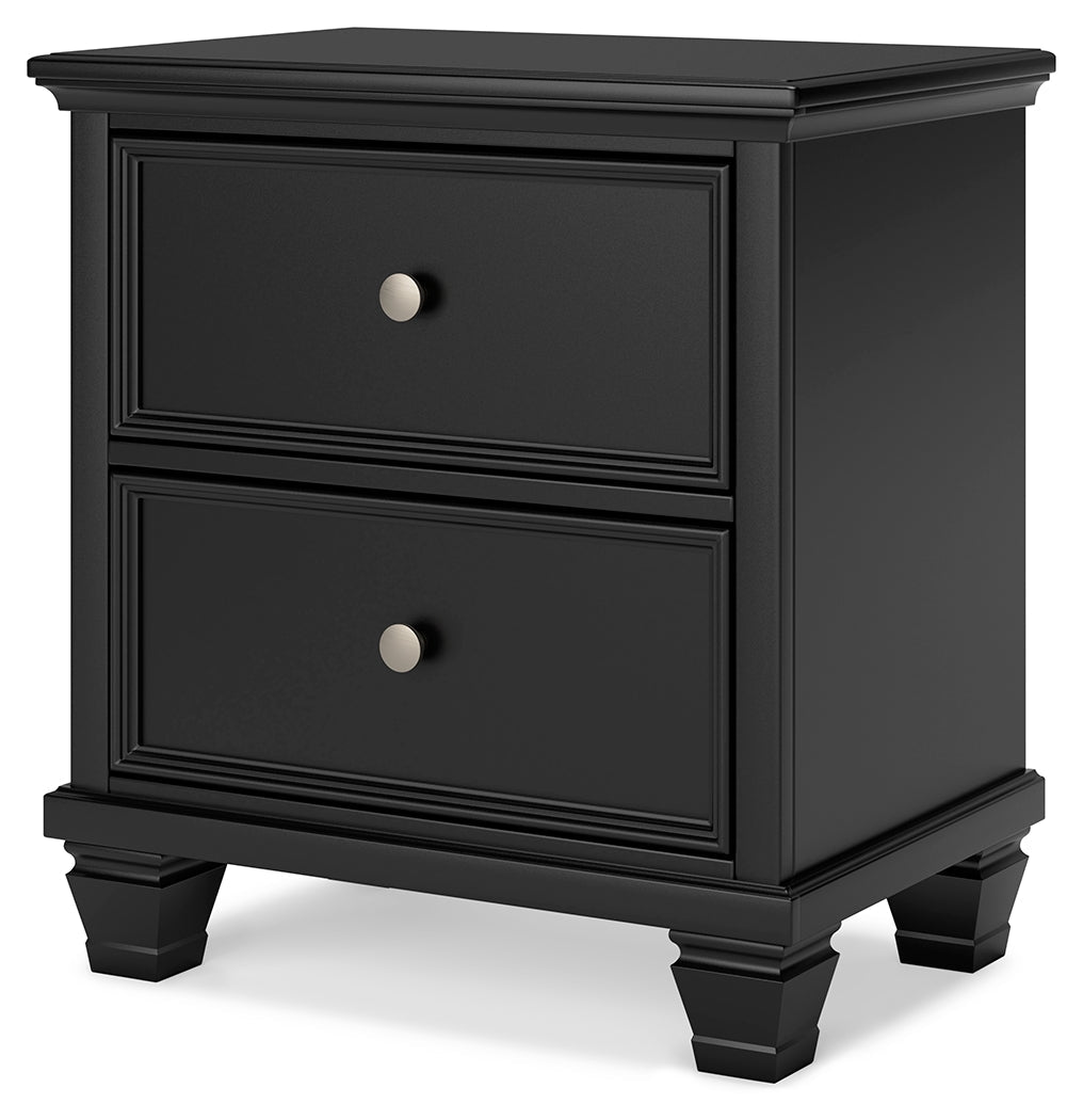 Lanolee Black Nightstand - B687-92 - Luna Furniture - Dallas Store