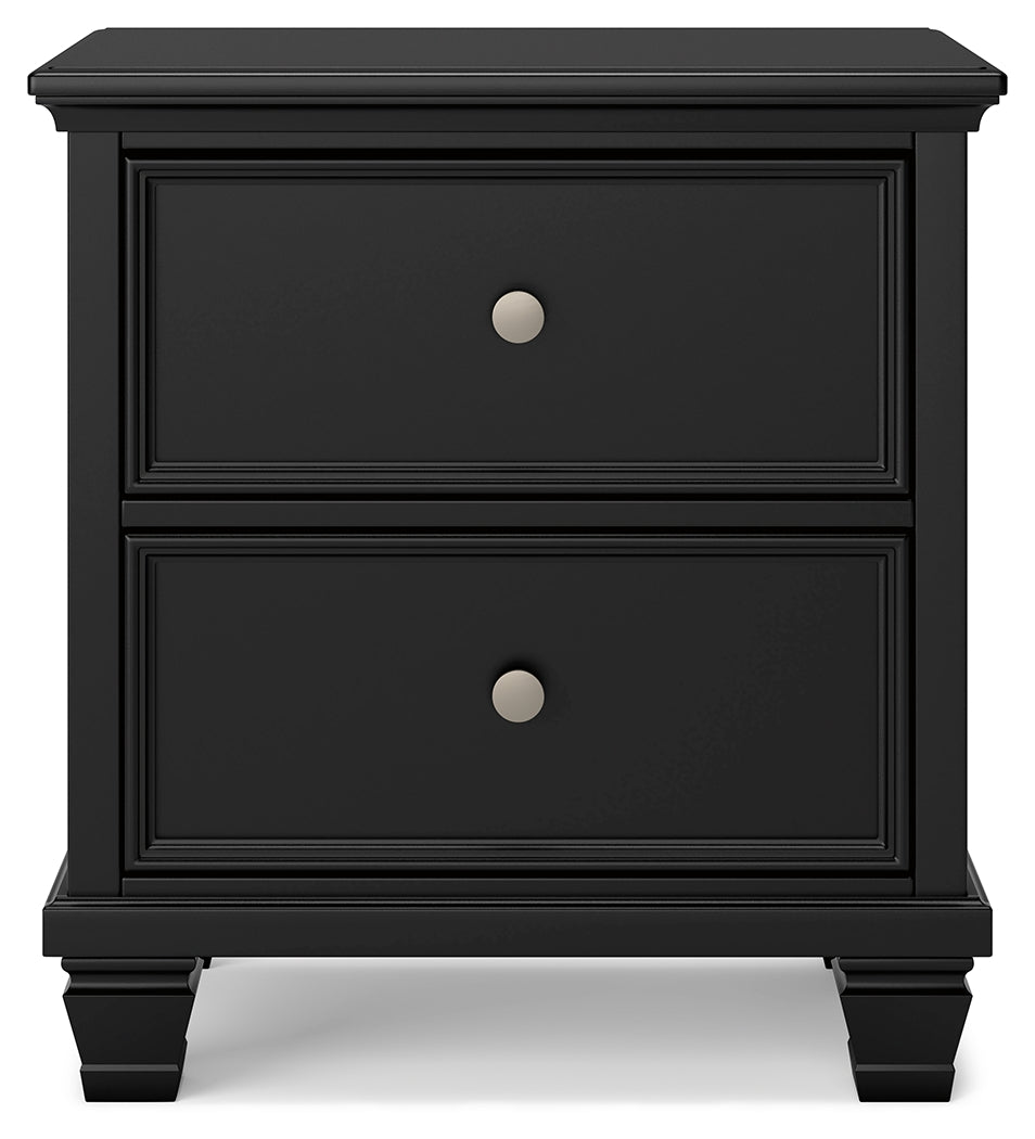 Lanolee Black Nightstand - B687-92 - Luna Furniture - Dallas Store