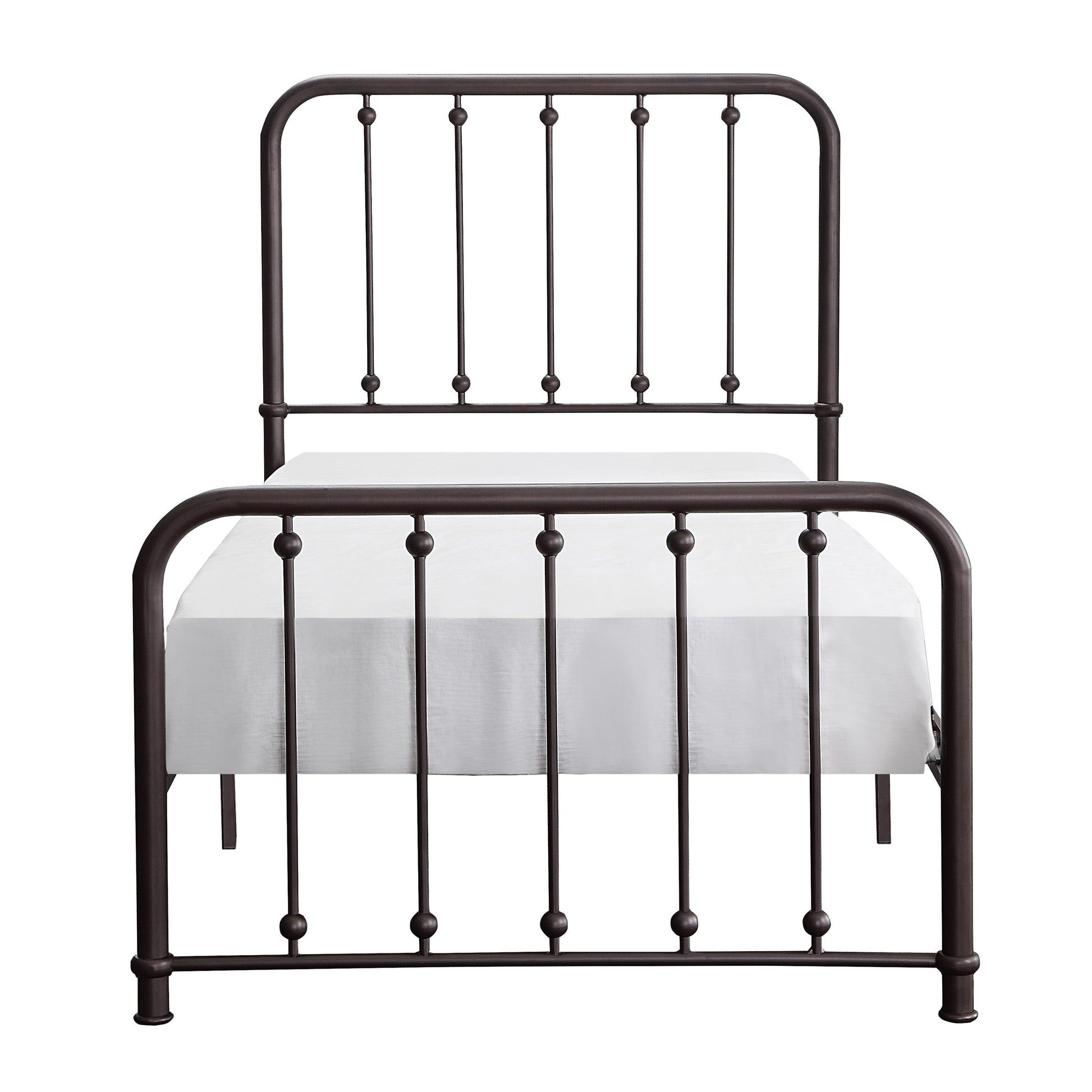 Larkspur Antique Bronze Twin Metal Platform Bed - 1638T-1 - Luna Furniture - Dallas Store