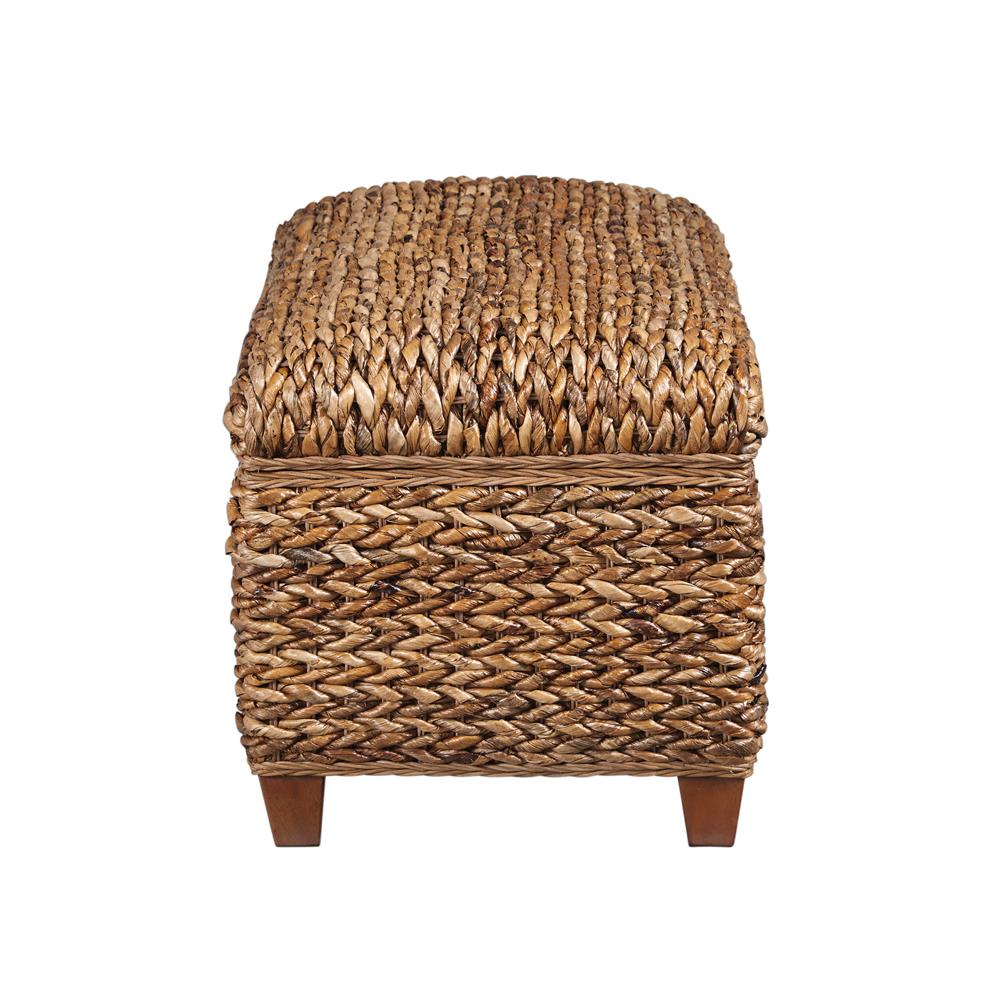 Laughton Hand-Woven Storage Trunk Amber - 500215 - Luna Furniture - Dallas Store