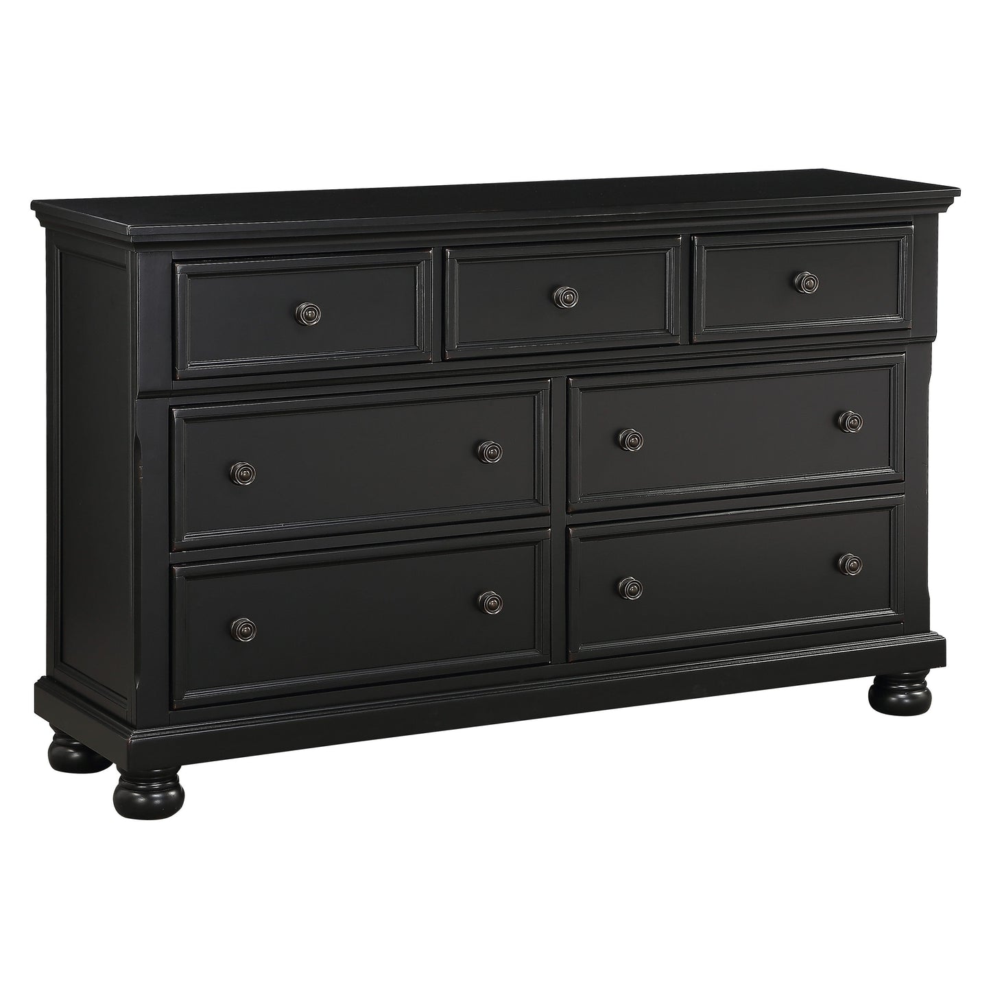 Laurelin Black Dresser - 1714BK-5 - Luna Furniture - Dallas Store
