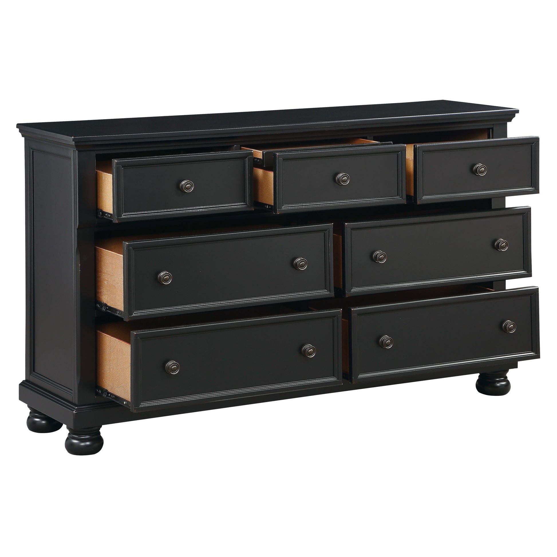 Laurelin Black Dresser - 1714BK-5 - Luna Furniture - Dallas Store