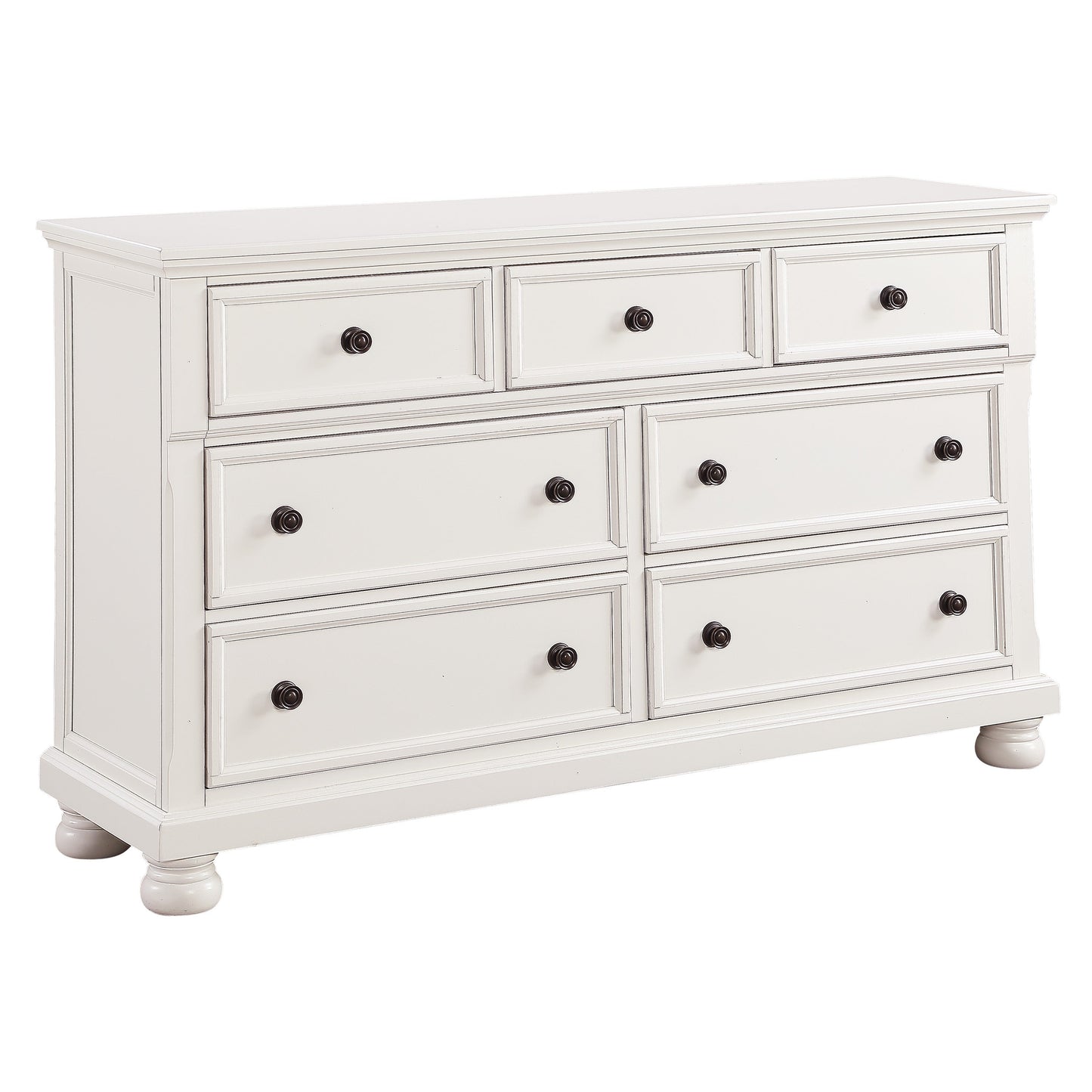 Laurelin White Dresser - 1714W-5 - Luna Furniture - Dallas Store