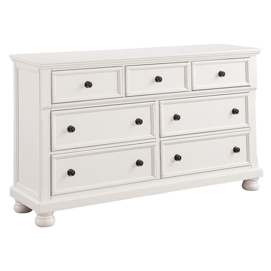 Laurelin White Dresser - 1714W-5 - Luna Furniture - Dallas Store