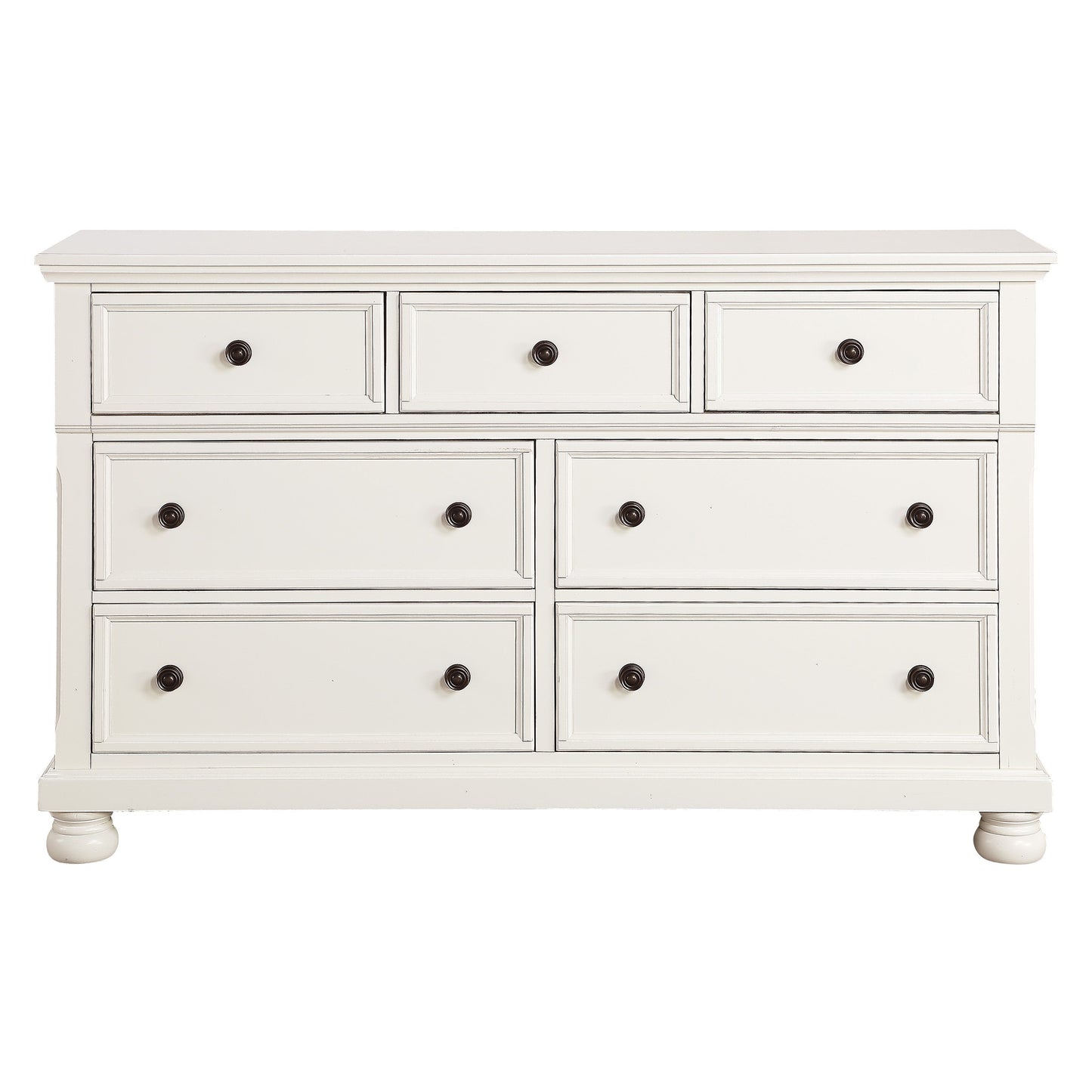Laurelin White Dresser - 1714W-5 - Luna Furniture - Dallas Store