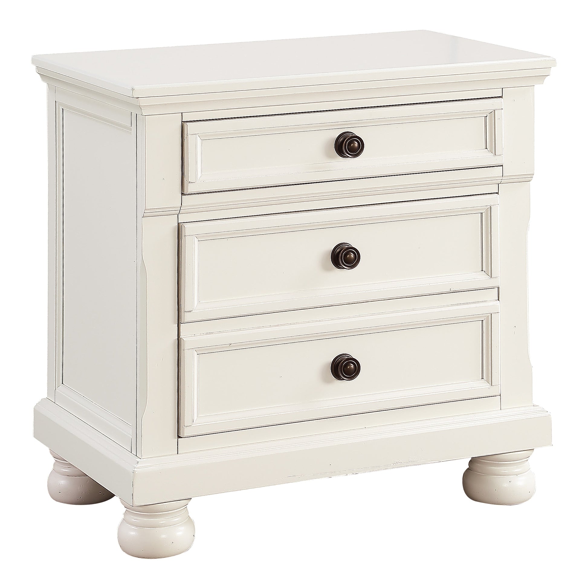 Laurelin White Sleigh Storage Platform Bedroom Set - SET | 1714KW-1 | 1714KW-2 | 1714W-3 | 1714W-5 | 1714W-6 | 1714W-4 | 1714W-9 - Luna Furniture - Dallas Store