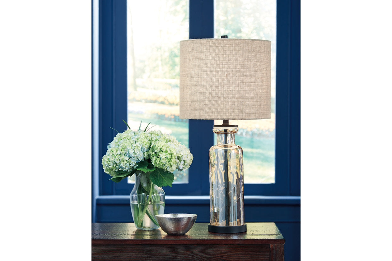 Laurentia Champagne Table Lamp - L431414 - Luna Furniture - Dallas Store