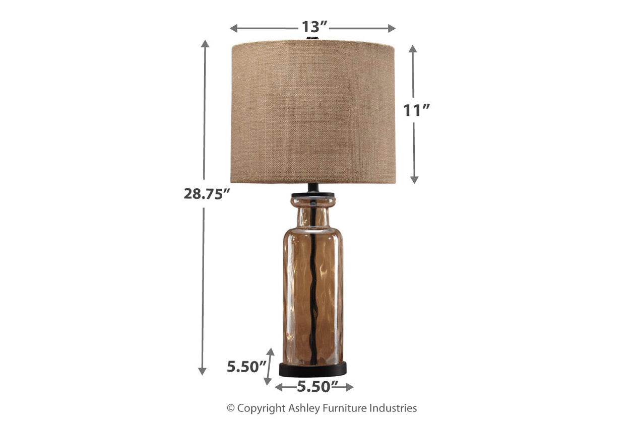 Laurentia Champagne Table Lamp - L431414 - Luna Furniture - Dallas Store