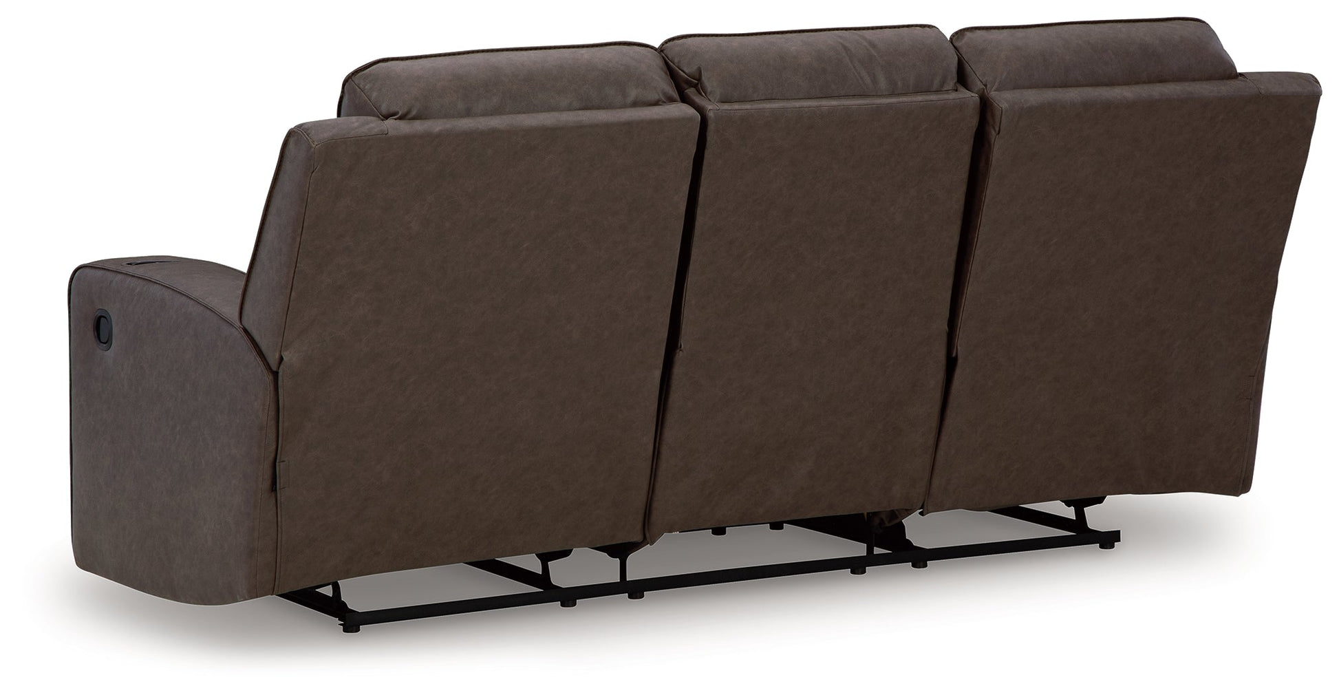Lavenhorne Granite Reclining Sofa with Drop Down Table - 6330689 - Luna Furniture - Dallas Store