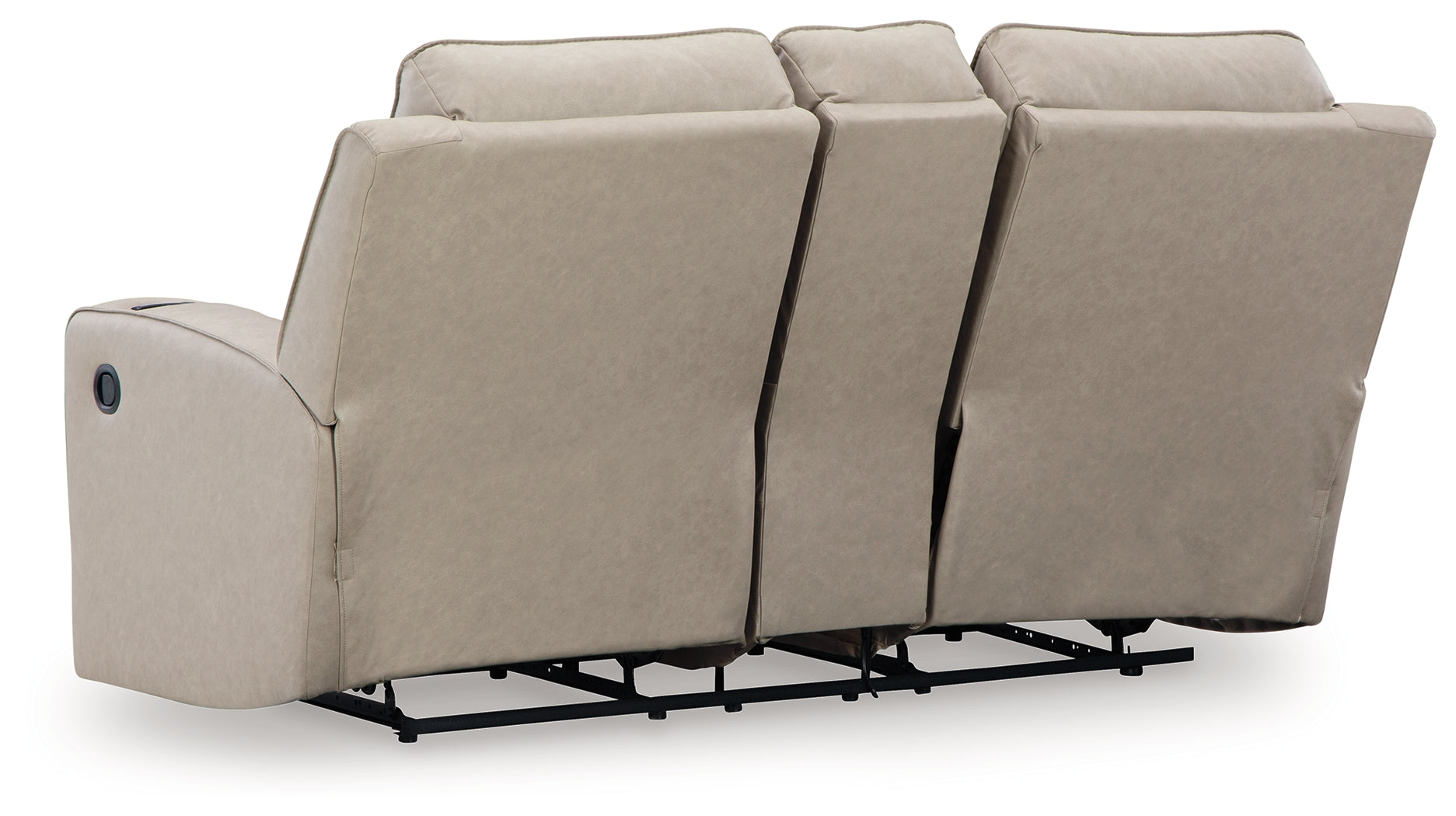 Lavenhorne Pebble Reclining Loveseat with Console - 6330794 - Luna Furniture - Dallas Store