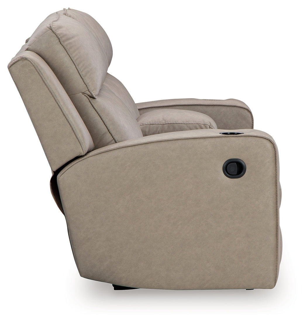 Lavenhorne Pebble Reclining Loveseat with Console - 6330794 - Luna Furniture - Dallas Store