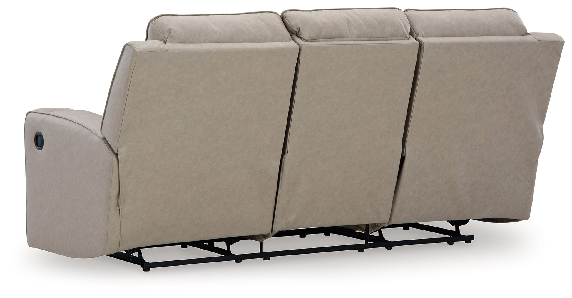 Lavenhorne Pebble Reclining Sofa with Drop Down Table - 6330789 - Luna Furniture - Dallas Store