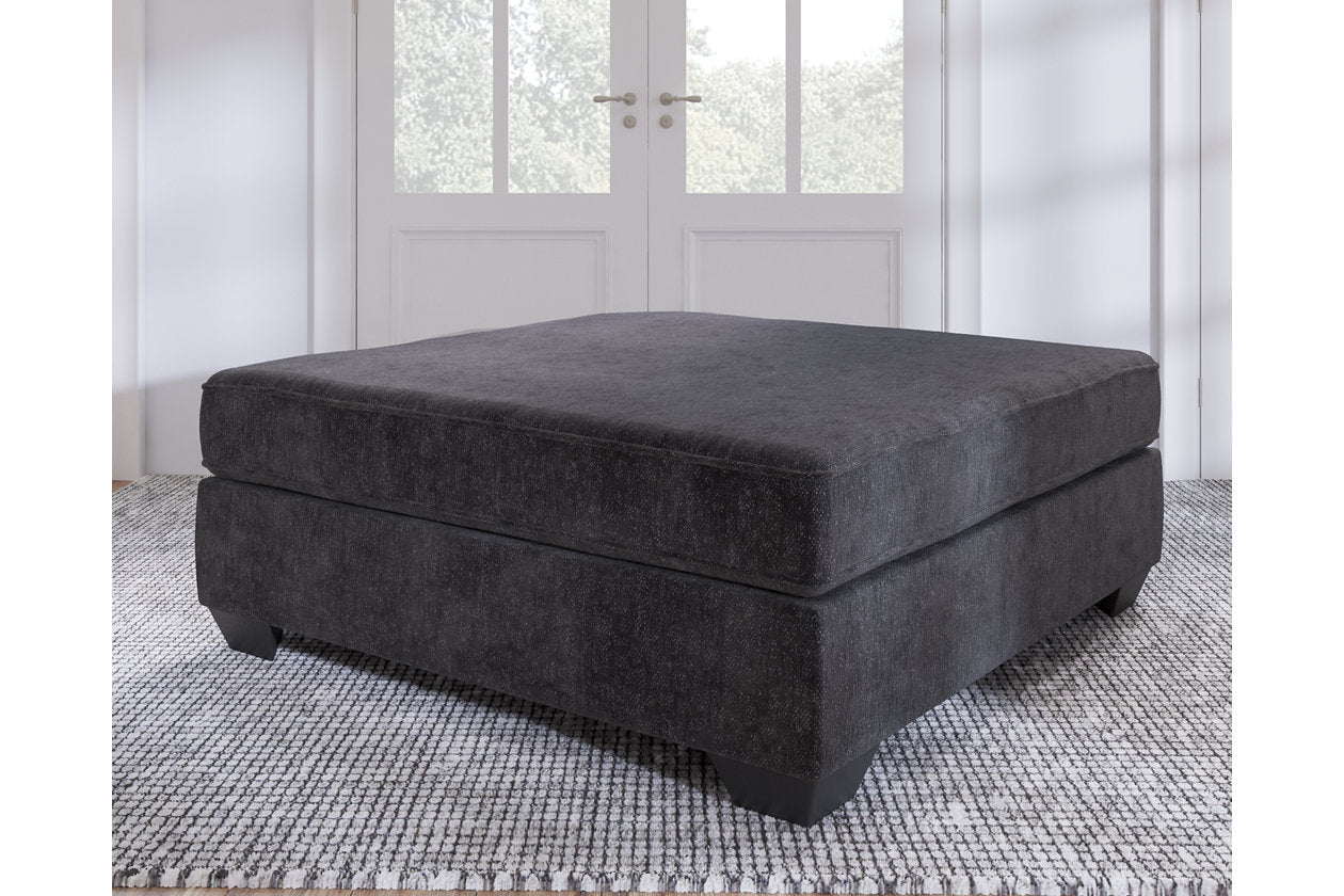 Lavernett Charcoal Oversized Accent Ottoman - 5960308 - Luna Furniture - Dallas Store