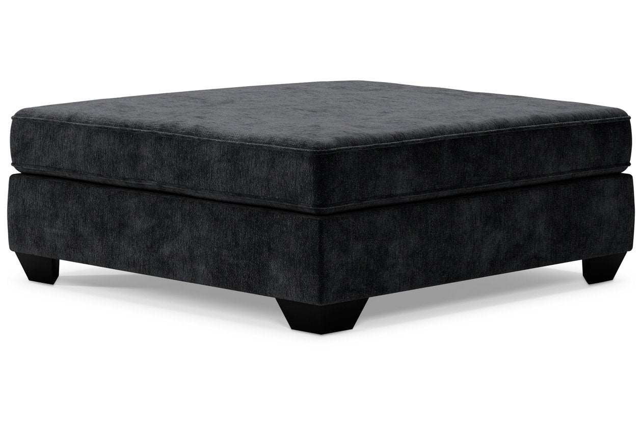 Lavernett Charcoal Oversized Accent Ottoman - 5960308 - Luna Furniture - Dallas Store