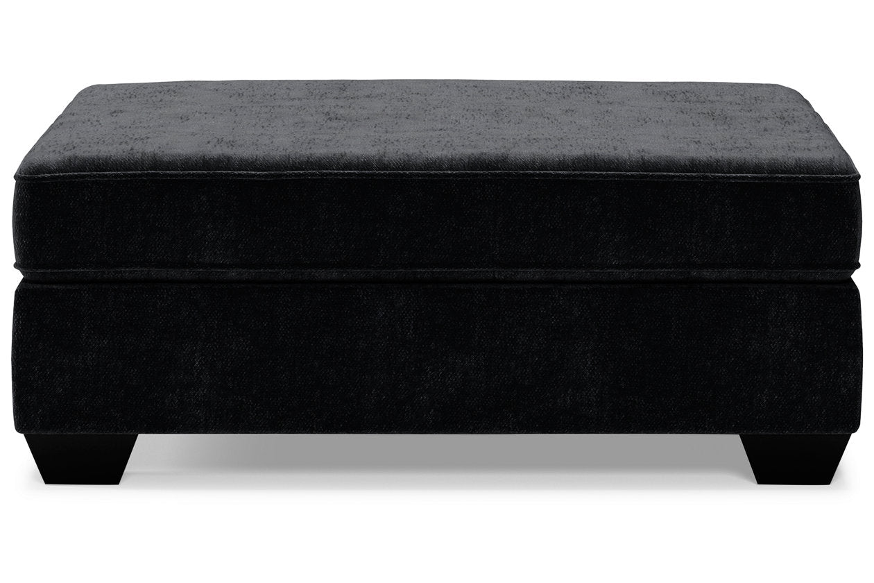 Lavernett Charcoal Oversized Accent Ottoman - 5960308 - Luna Furniture - Dallas Store