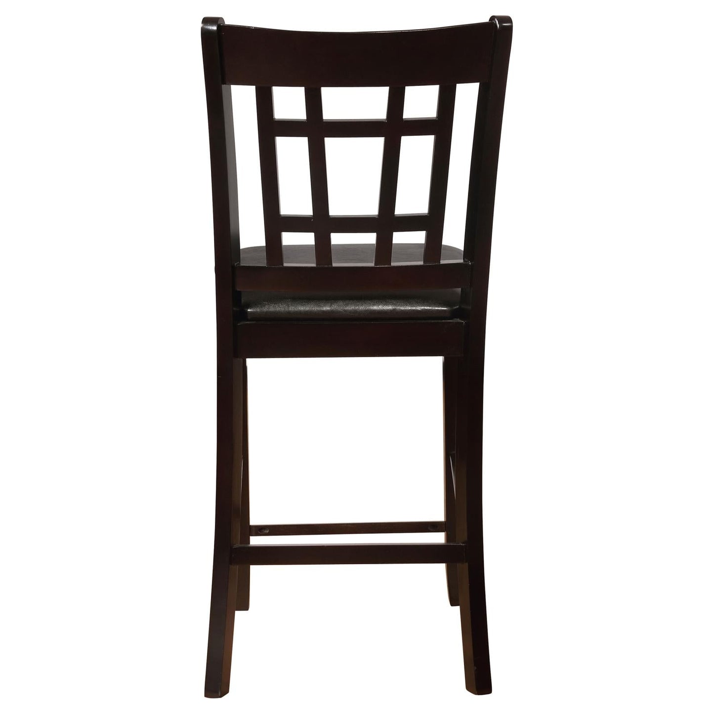Lavon Black/Espresso Upholstered Counter Height Stools, Set of 2 - 102889 - Luna Furniture - Dallas Store