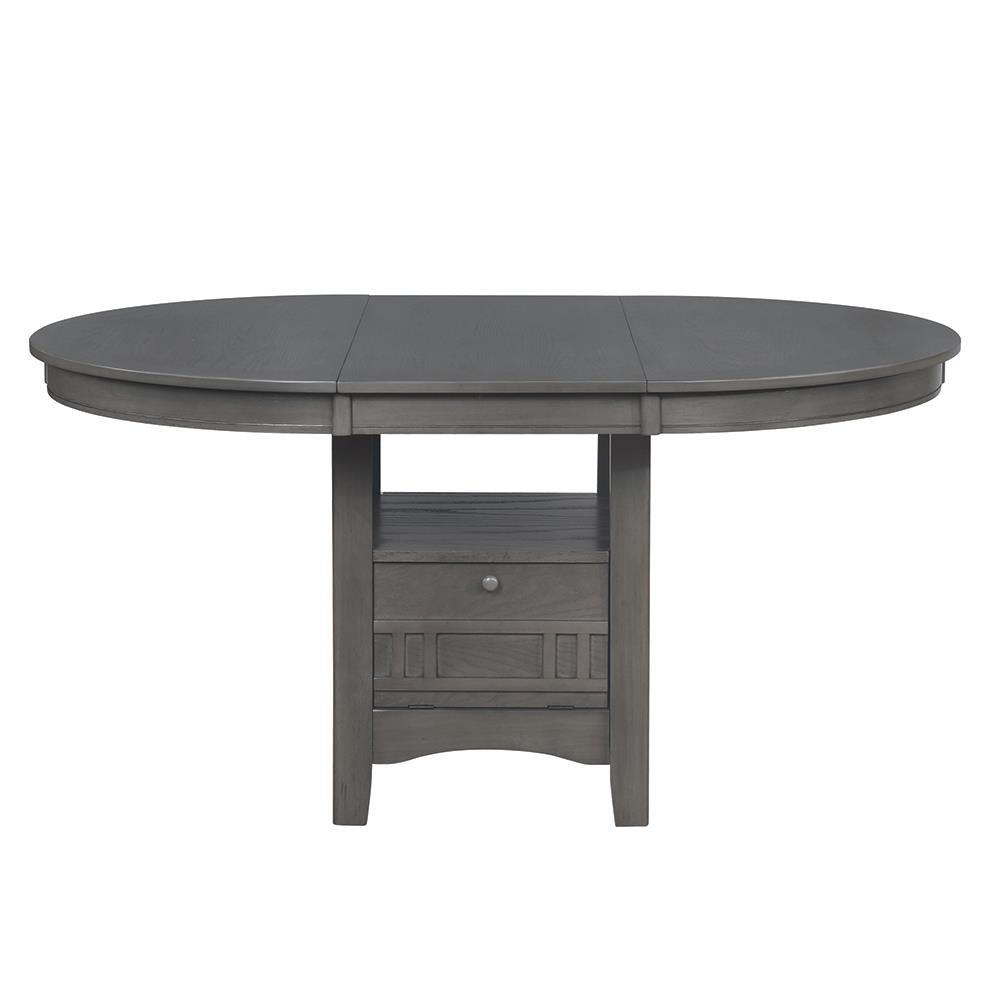 Lavon Medium Gray Dining Table with Storage - 108211 - Luna Furniture - Dallas Store