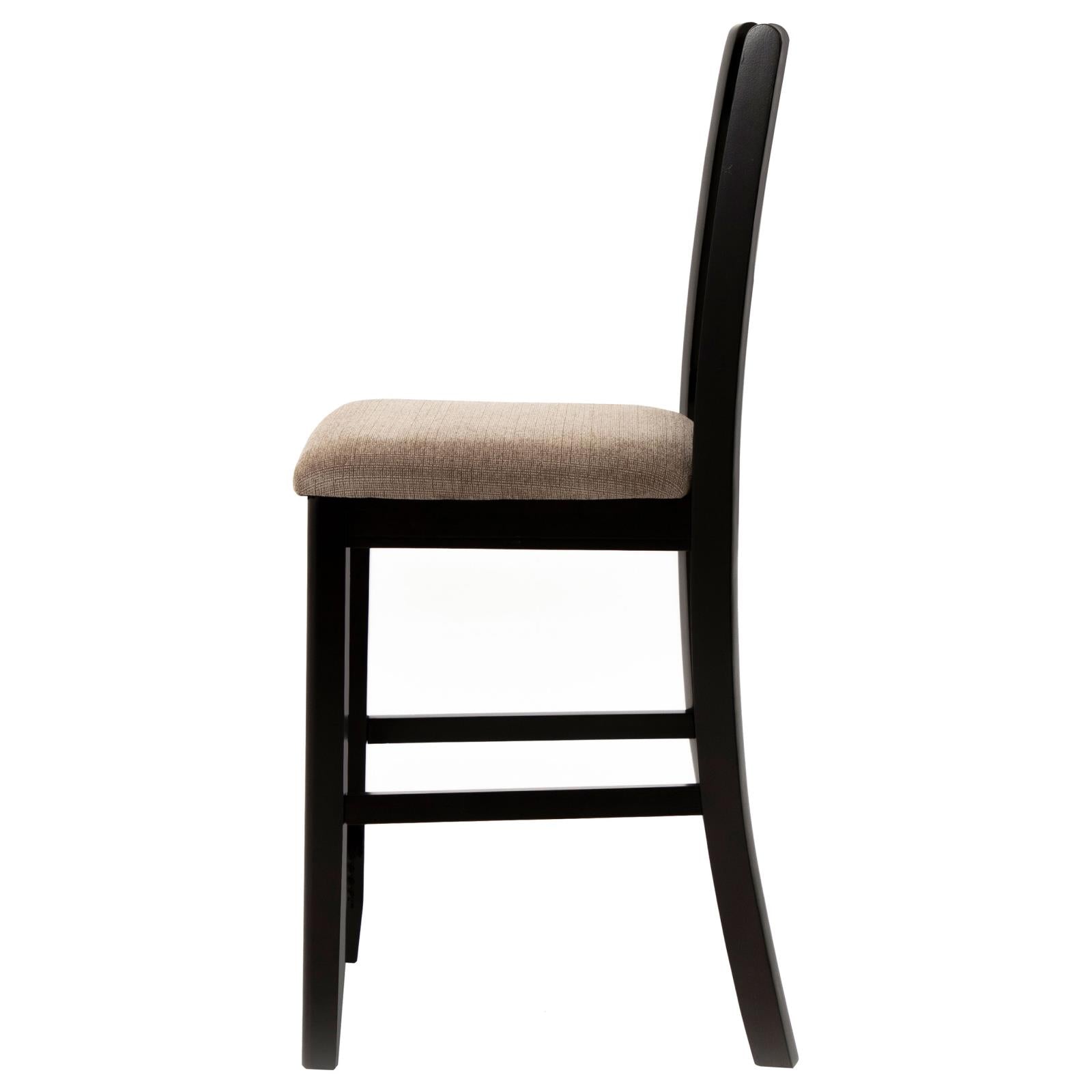 Lavon Tan/Espresso Lattice Back Counter Stools, Set of 2 - 105279 - Luna Furniture - Dallas Store