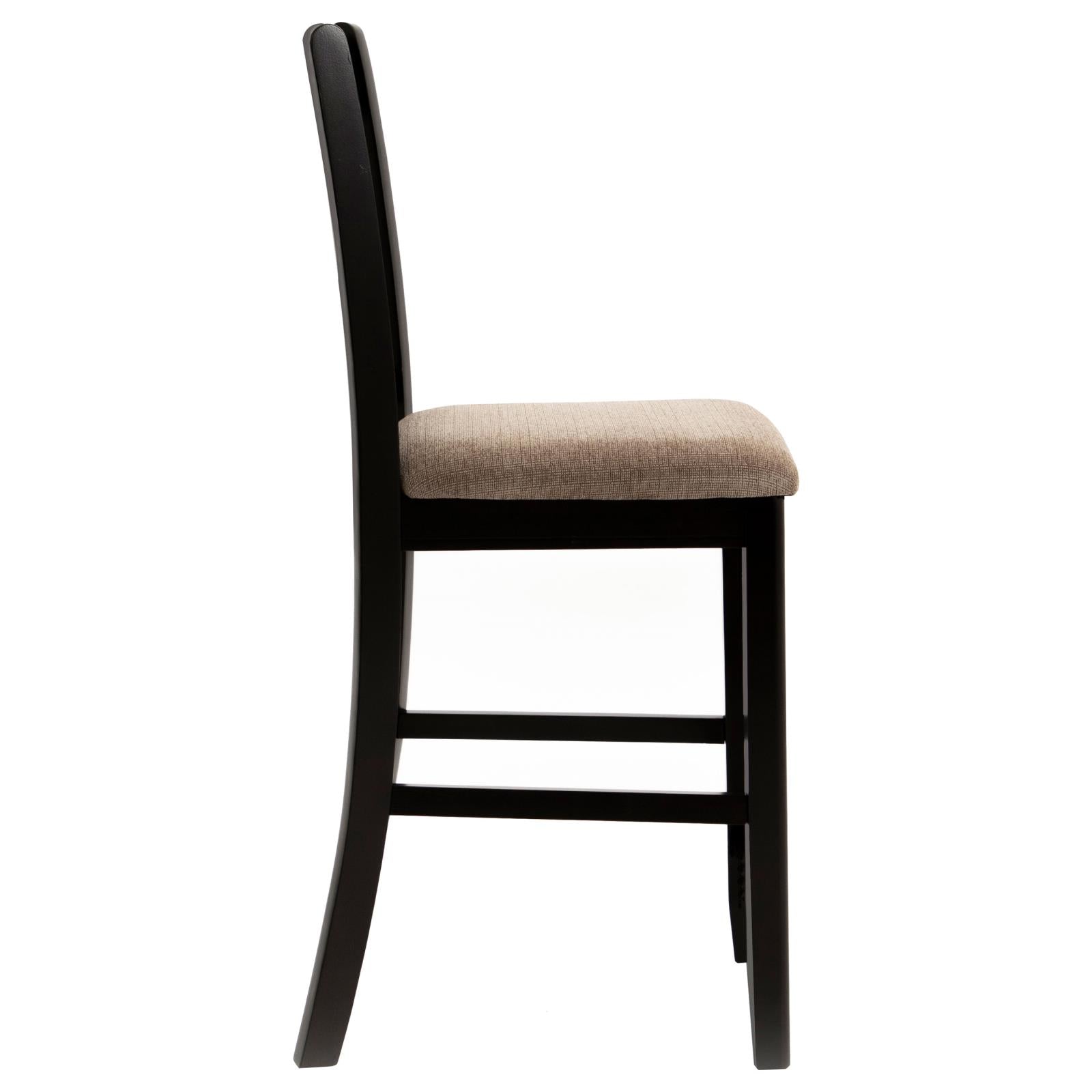 Lavon Tan/Espresso Lattice Back Counter Stools, Set of 2 - 105279 - Luna Furniture - Dallas Store